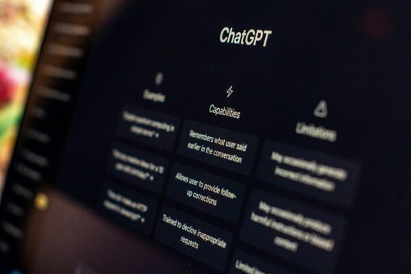 Screen showing ChatGPT